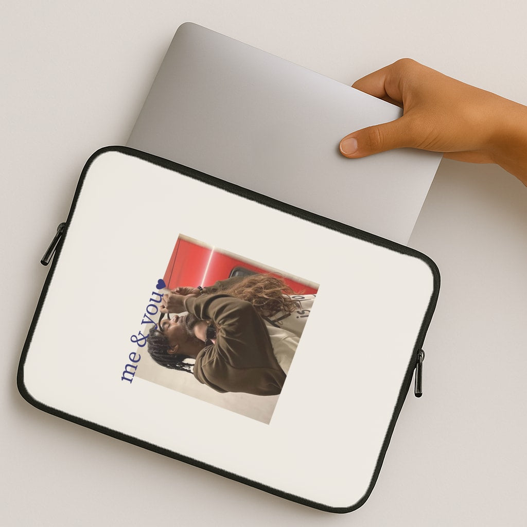 Me And You - Personalised Couples MacBook Case
