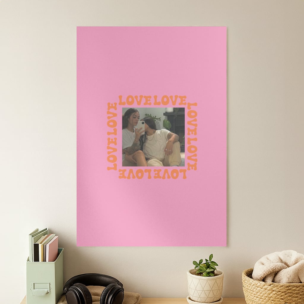Love, Love, Love - Personalised Couples Poster