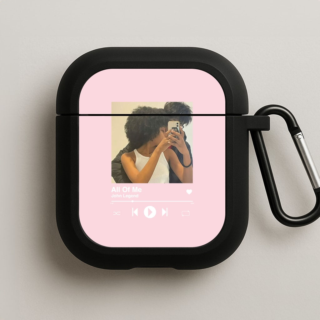 Album Cover - Personalised Couples AirPods Case