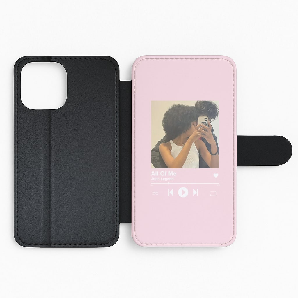 Album Cover - Personalised Couples Flip Phone Case