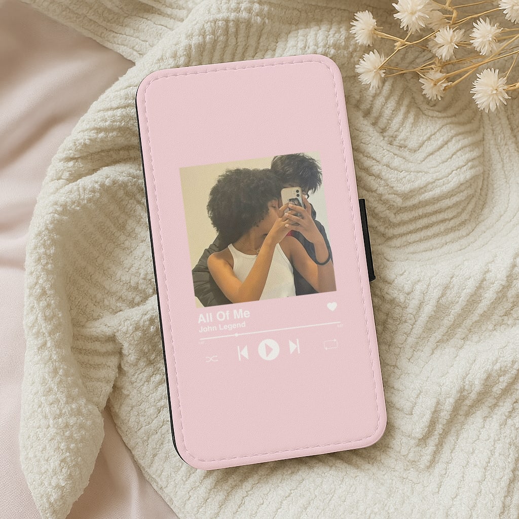 Album Cover - Personalised Couples Wallet Phone Case