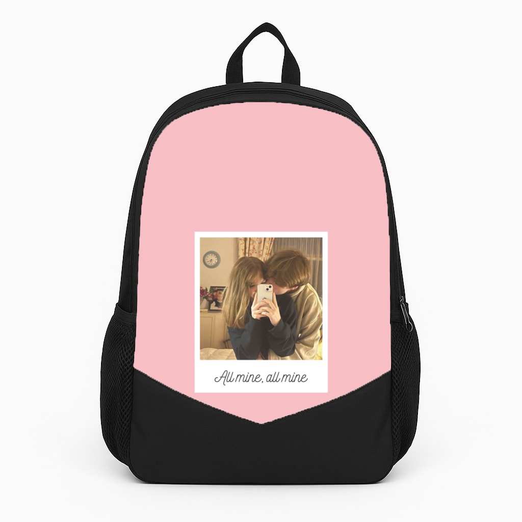 All Mine, All Mine - Personalised Couples Backpack