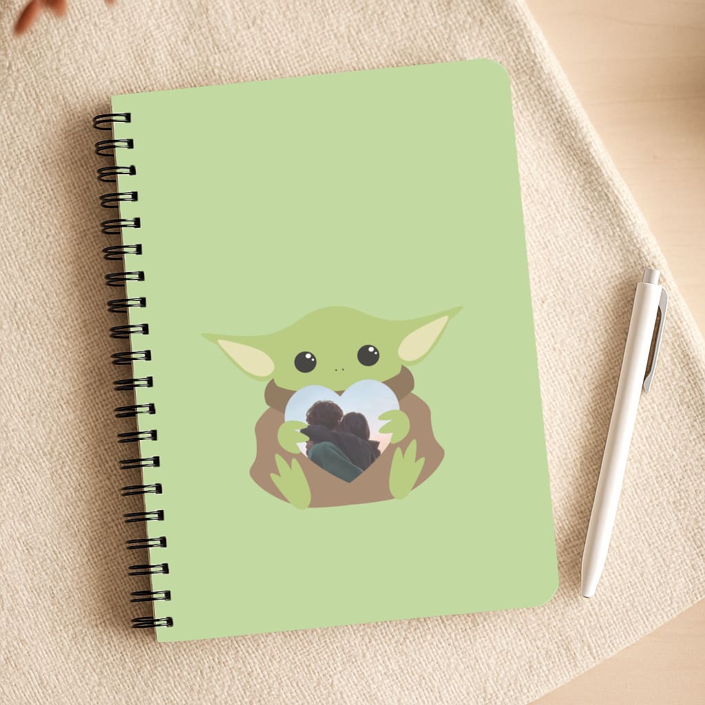 Baby Yoda - Personalised Couples Notepad