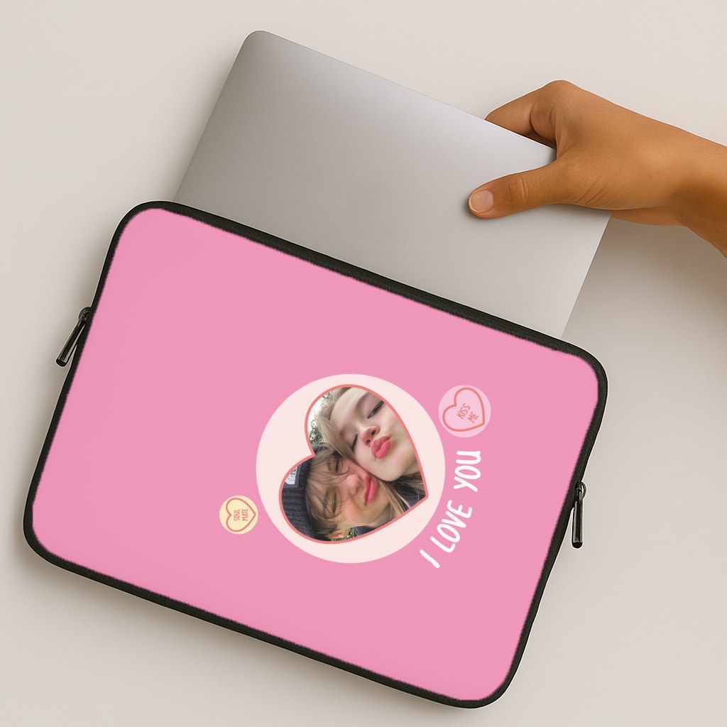 I Love You - Personalised Couples MacBook Case