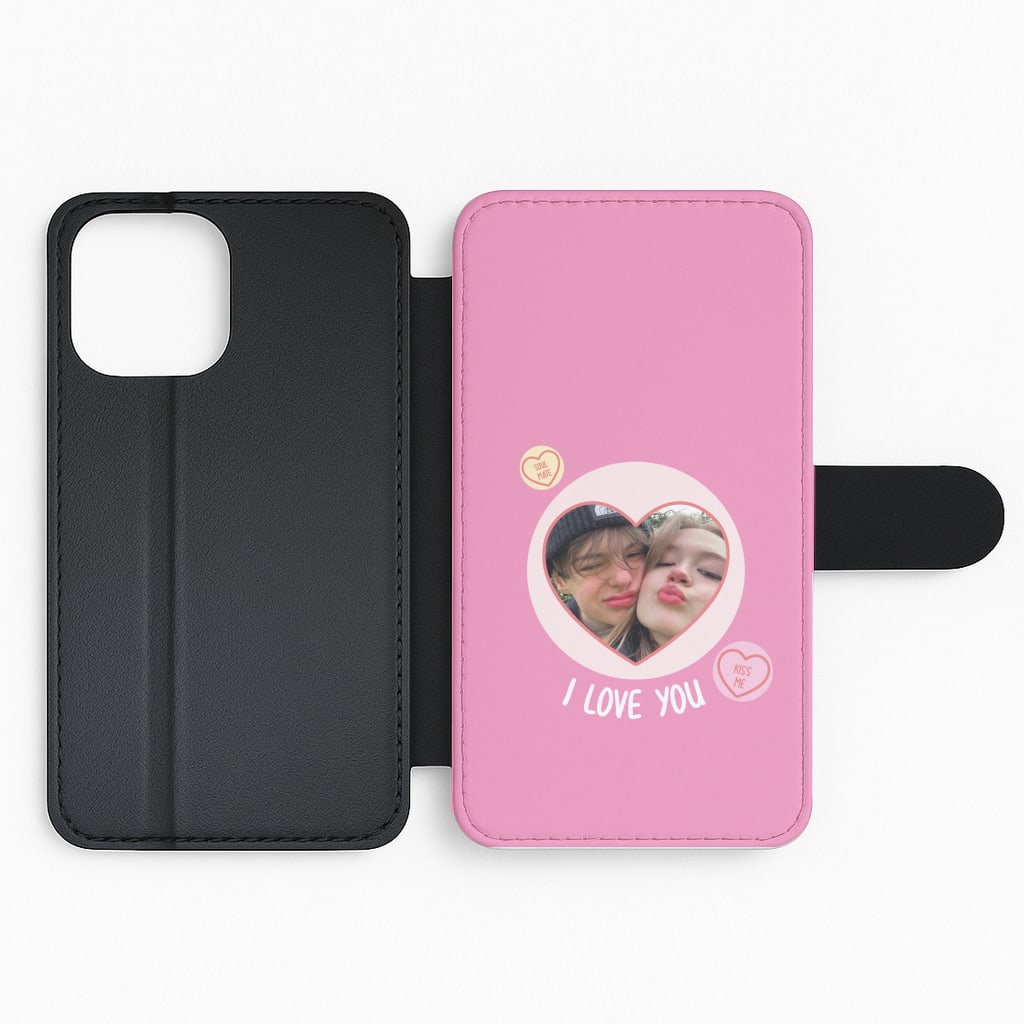 I Love You - Personalised Couples Flip Phone Case