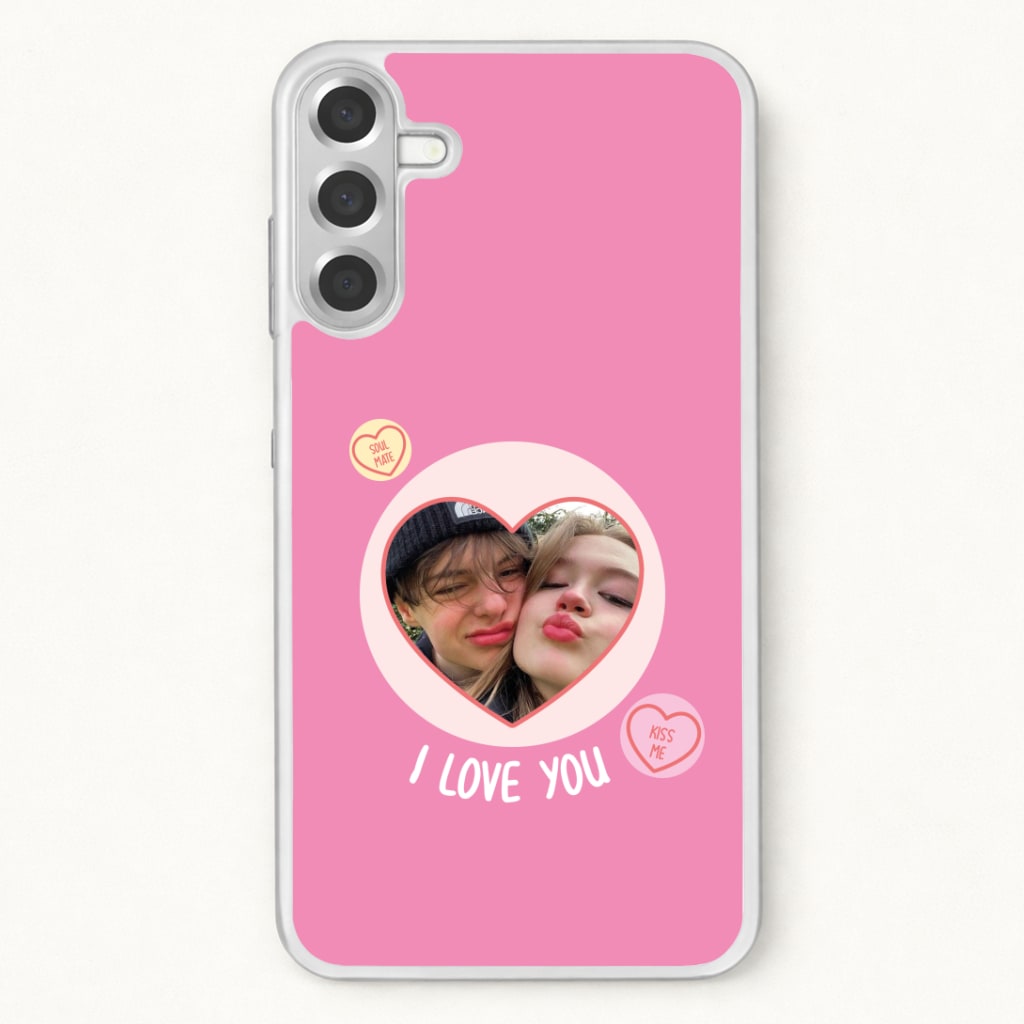 I Love You - Personalised Couples Phone Case for Galaxy A17