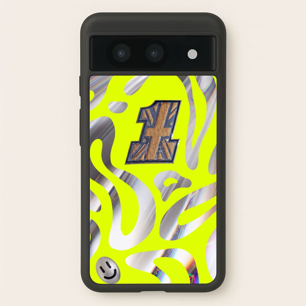 Neon Chrome Lando Norris Phone Case - Google Pixel 8a / Standard