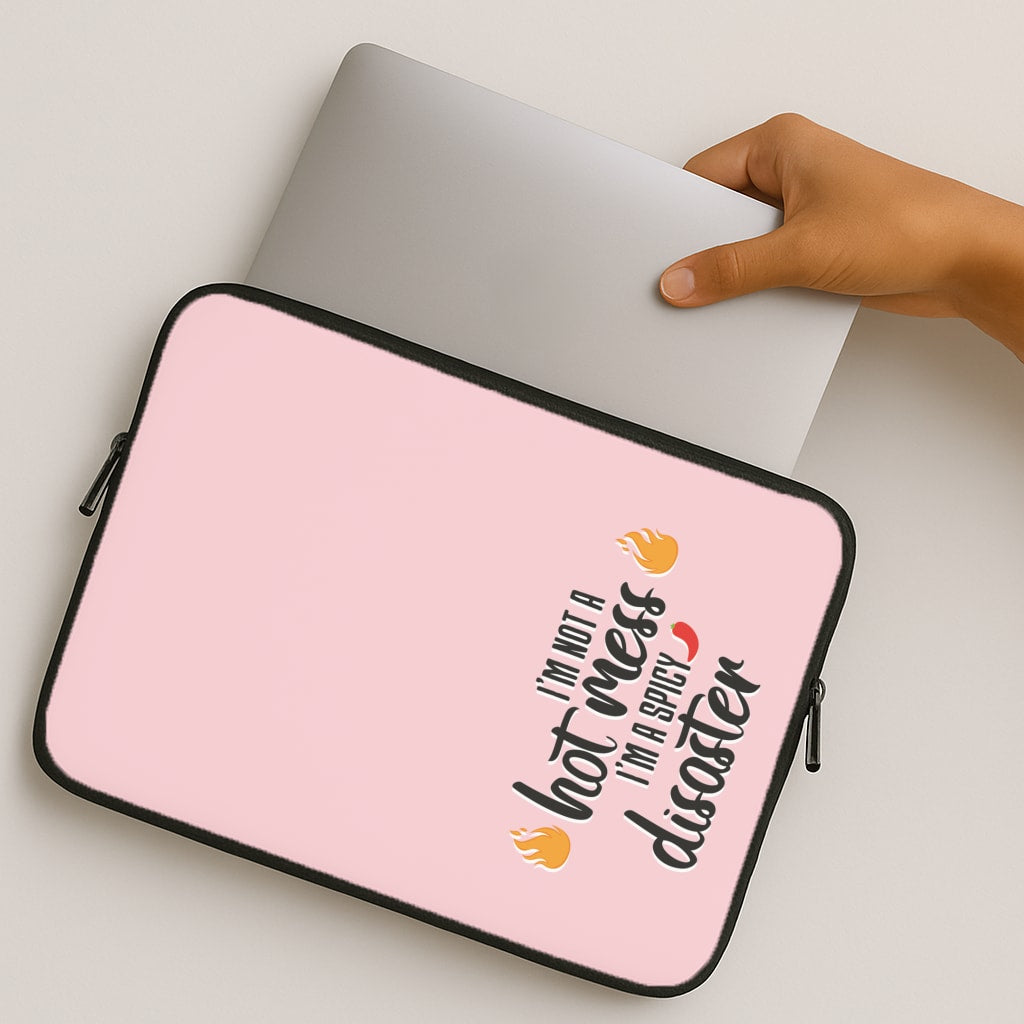 I'm A Spicy Disaster - Funny Quotes MacBook Case