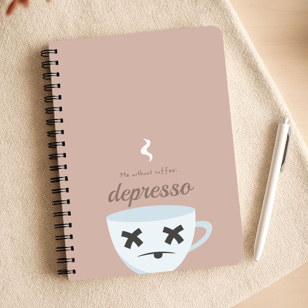 Depresso - Funny Quotes Notepad