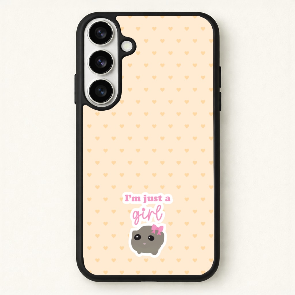 I'm Just A Girl Phone Case for Galaxy S26
