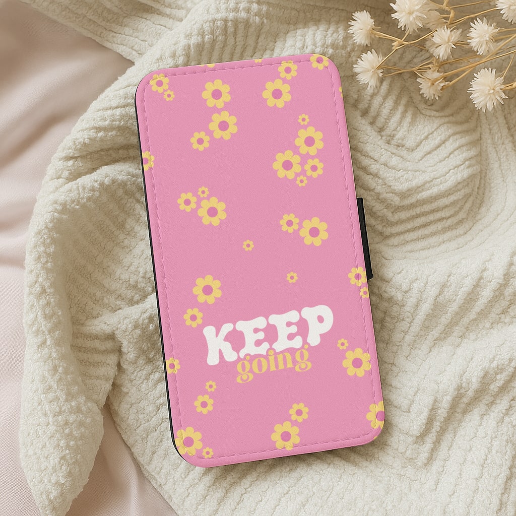 Keep Going Wallet Phone Case