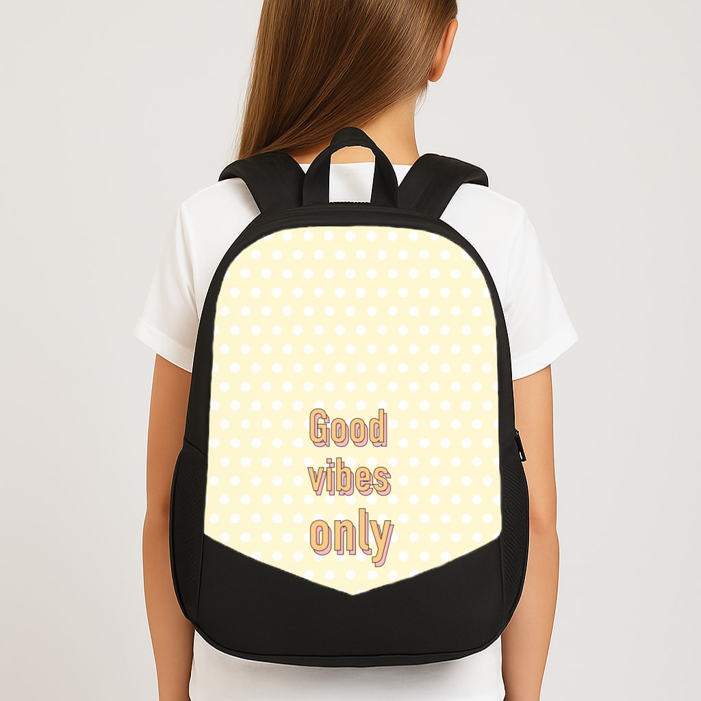Good Vibes Only Large School Bag