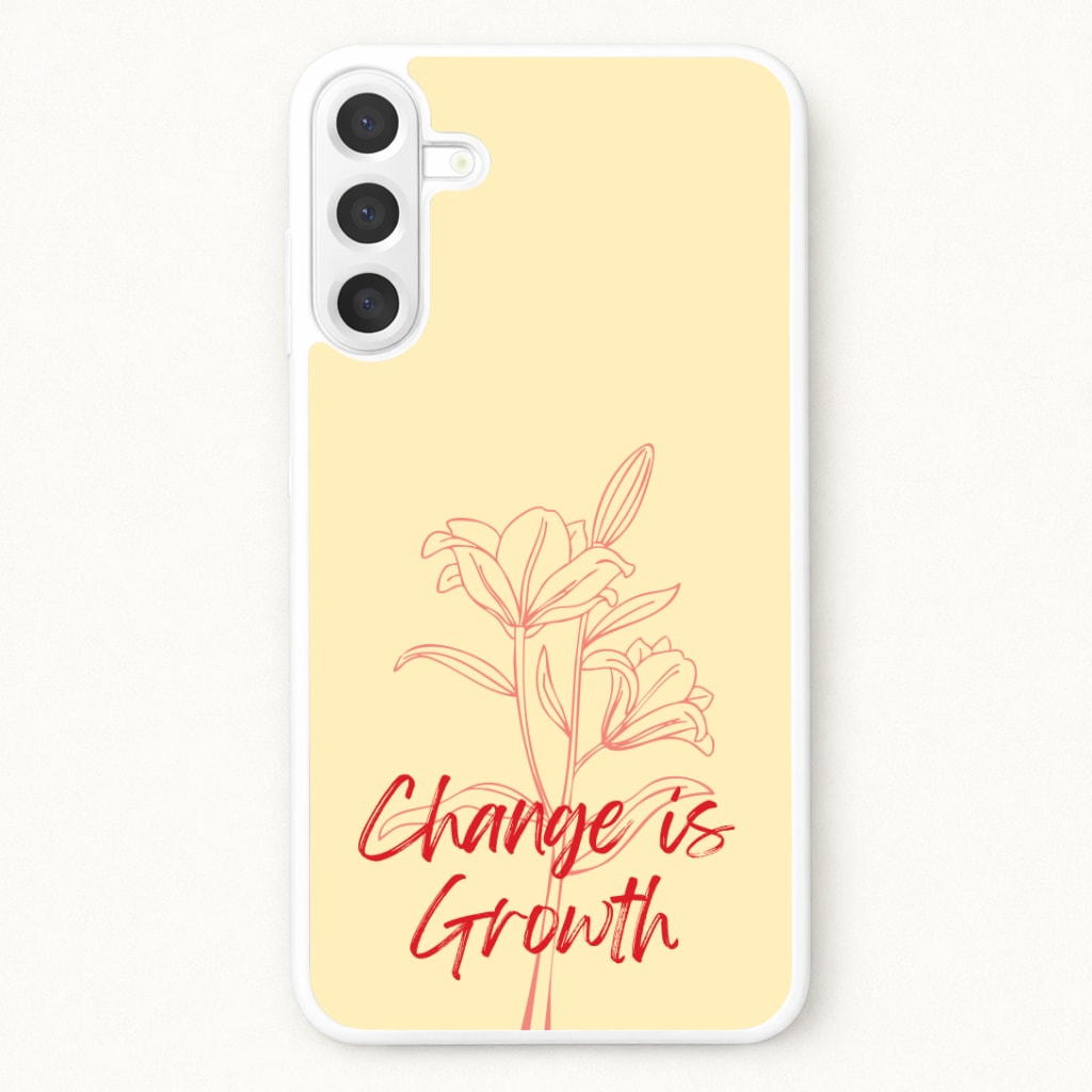 Change Is Growth Orchid Phone Case for Galaxy A17