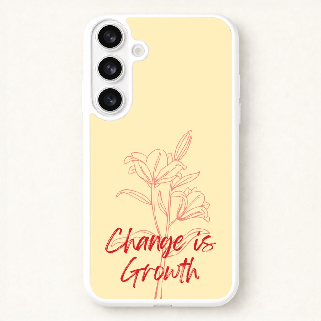Change Is Growth Orchid Phone Case for Galaxy S26