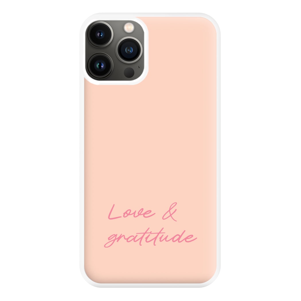 Love And Gratitude Phone Case for iPhone 11 Pro Max