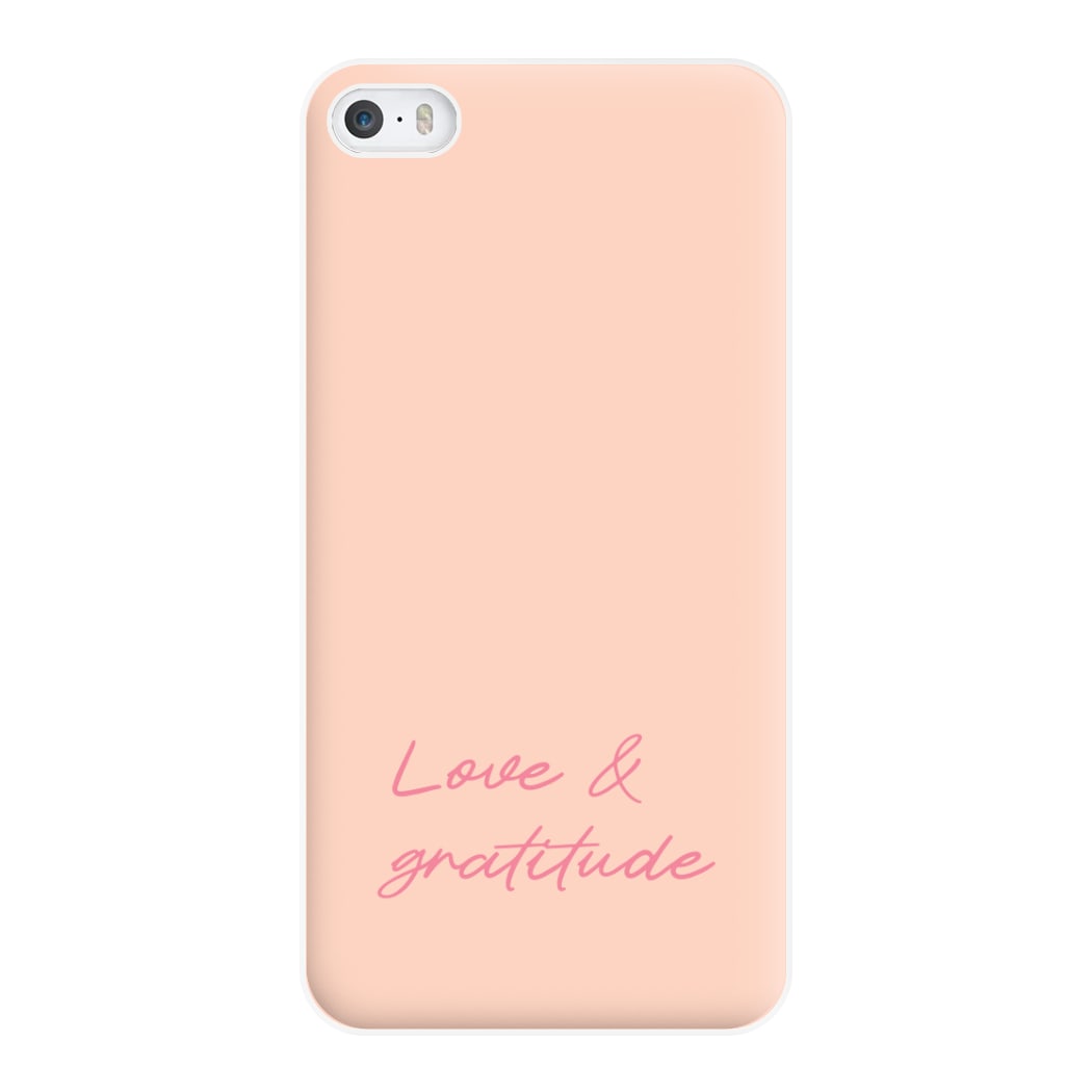 Love And Gratitude Phone Case for iPhone 5 / 5s / SE 2016