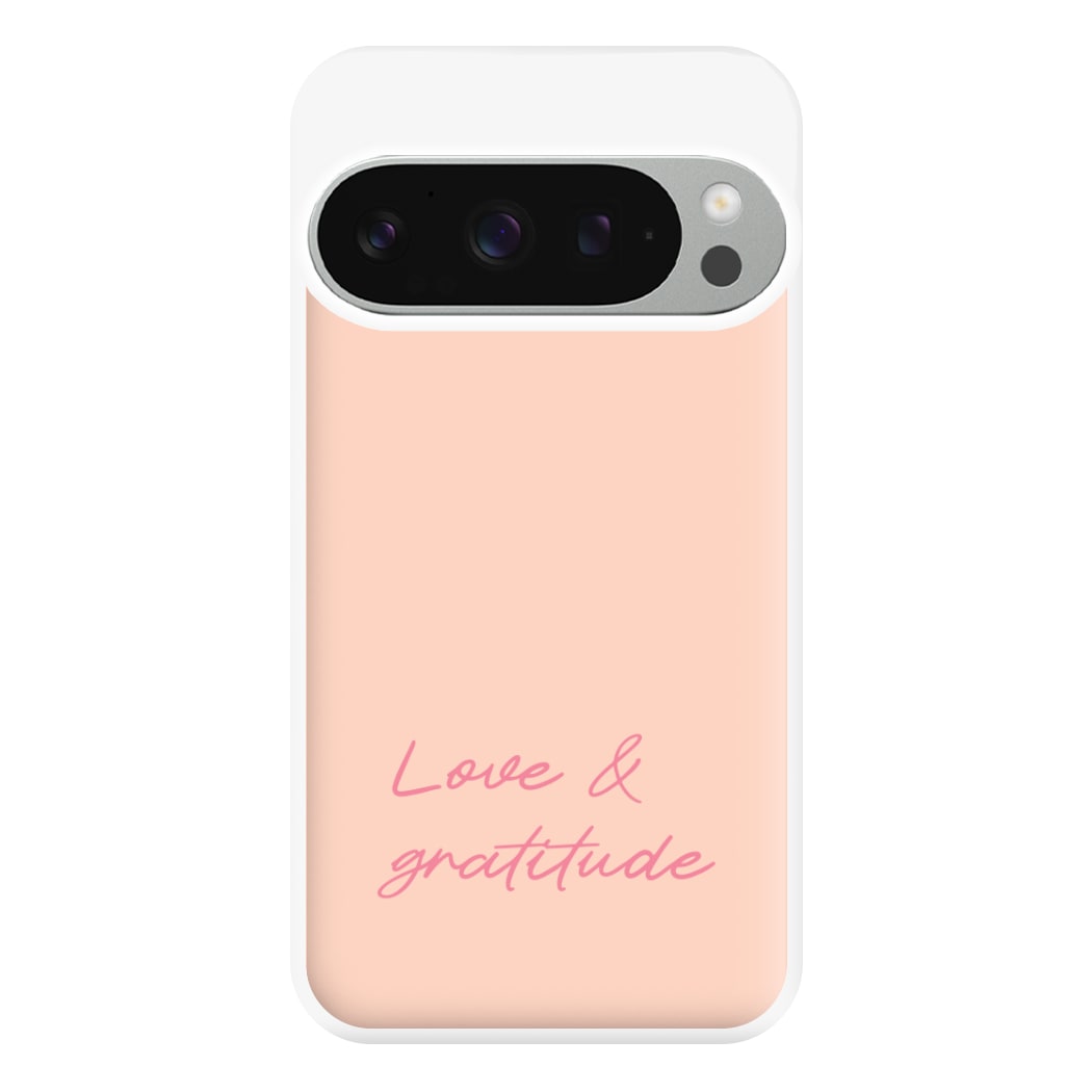 Love And Gratitude Phone Case for Google Pixel 9 Pro XL