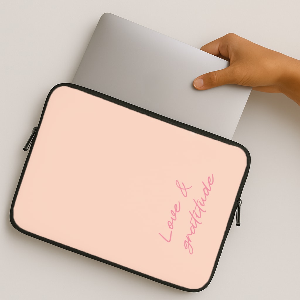 Love And Gratitude MacBook Case