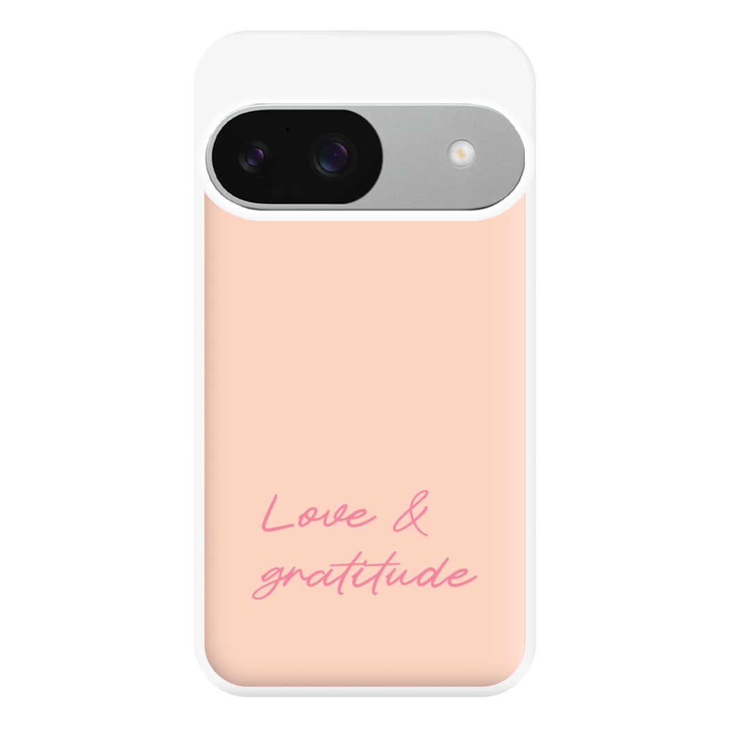 Love And Gratitude Phone Case for Google Pixel 9 / 9 Pro