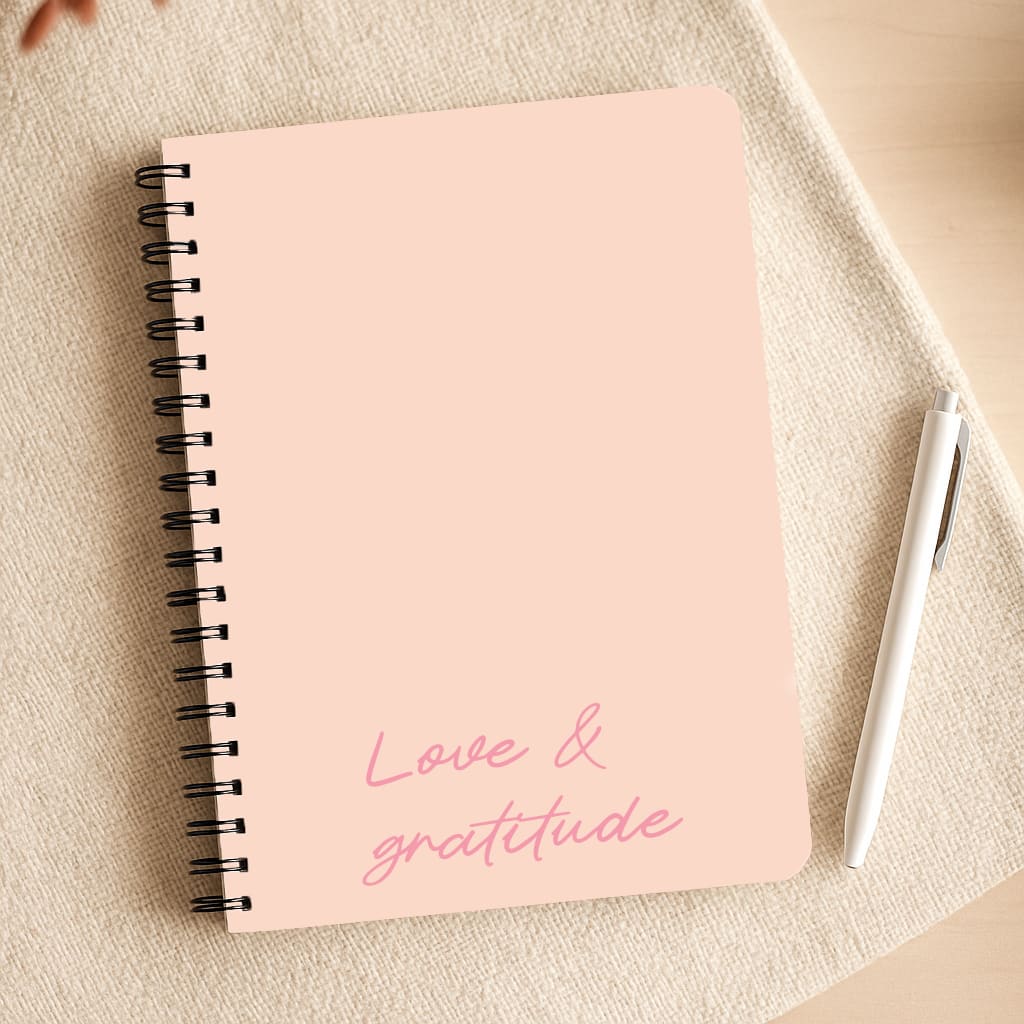 Love And Gratitude Notepad