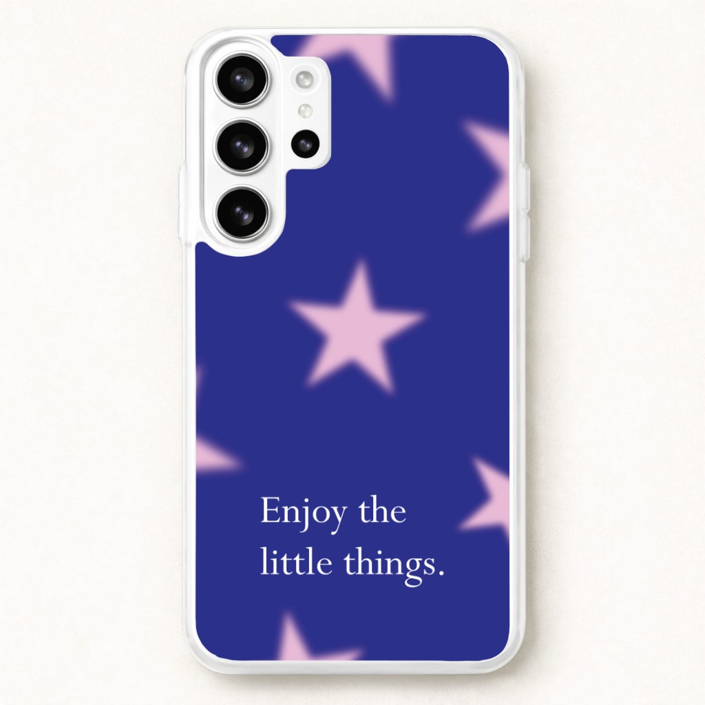 Enjoy The Little Things Dark Purple Phone Case for Galaxy S26 Ultra