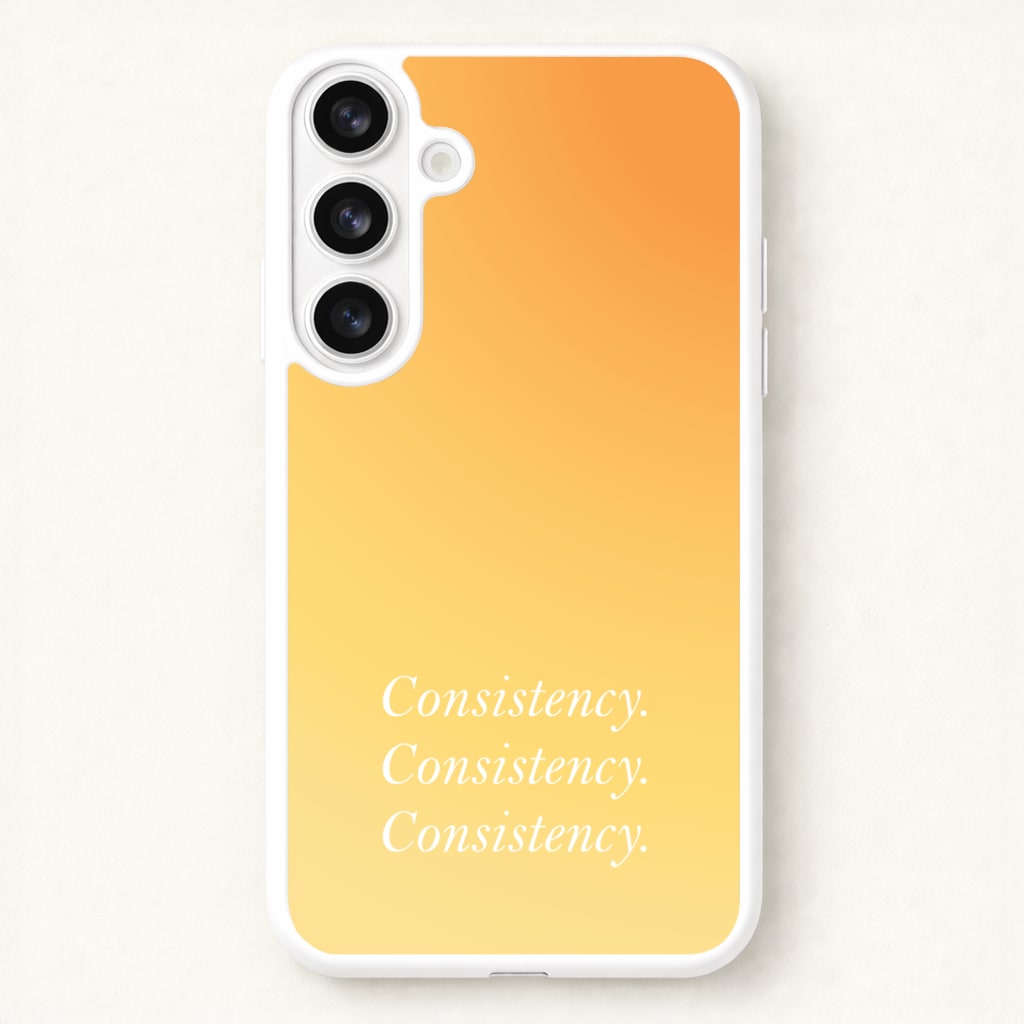 Consistency Yellow Phone Case for Galaxy S26 Plus