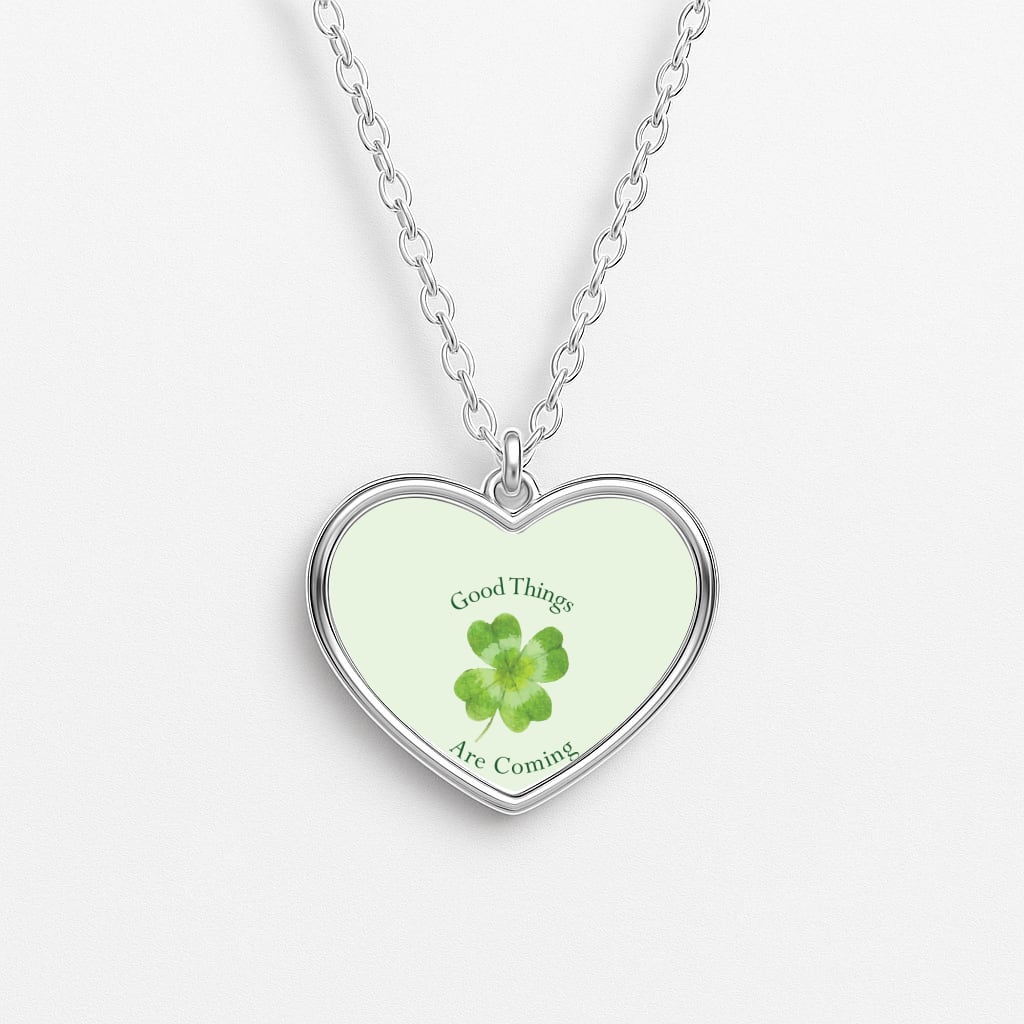 Good Things Are Coming Clover Necklace