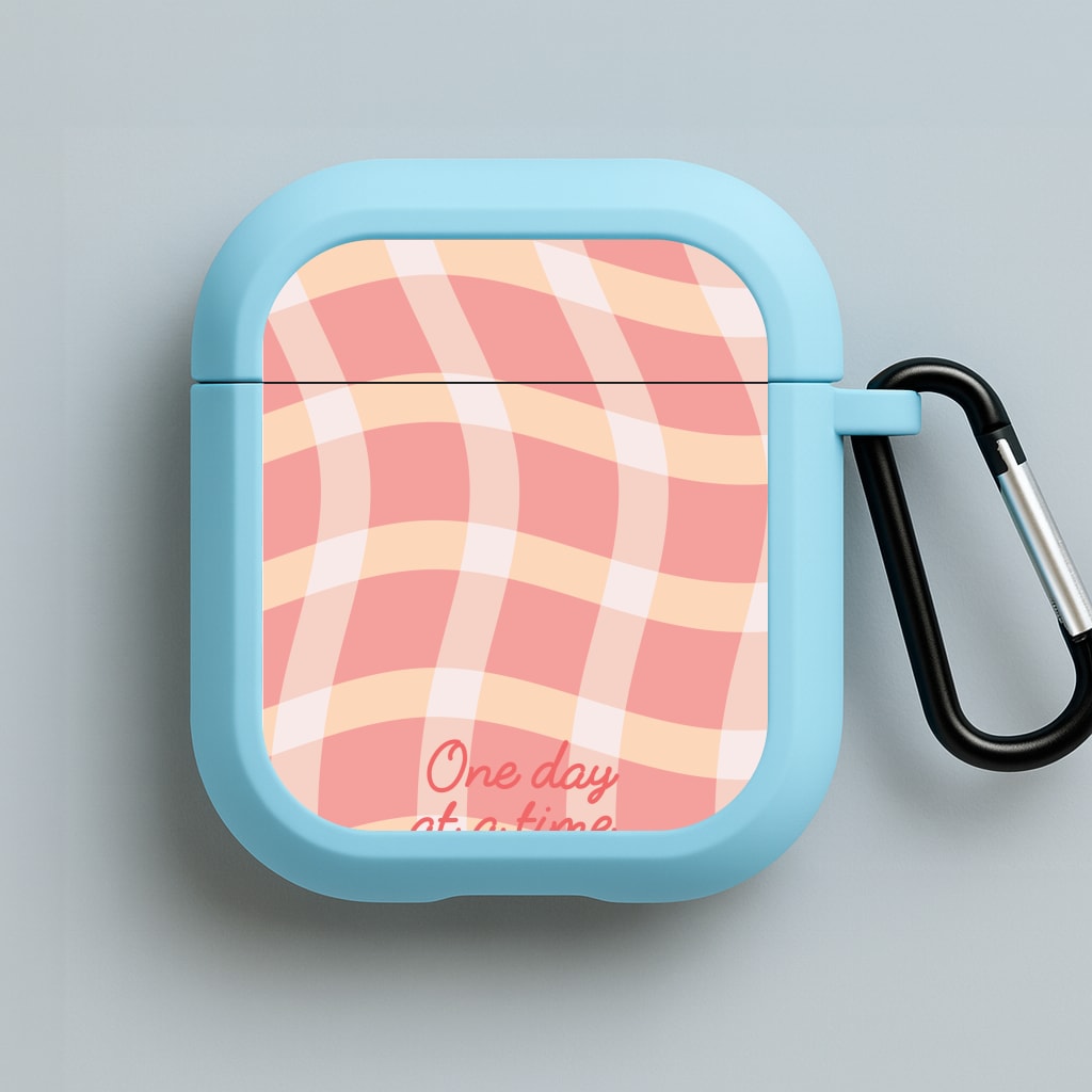 One Day At A Time Blue AirPods Case