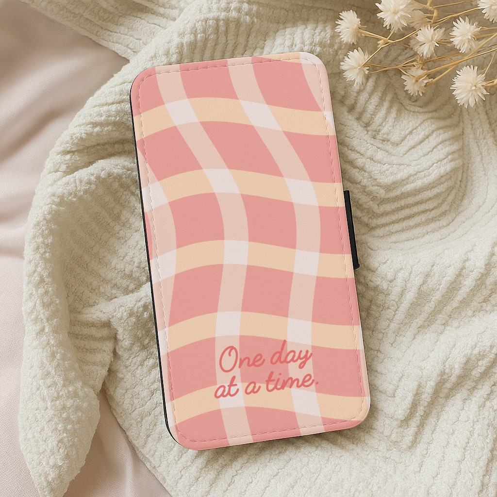 One Day At A Time Wallet Phone Case