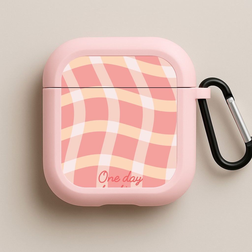 One Day At A Time Pink AirPods Case