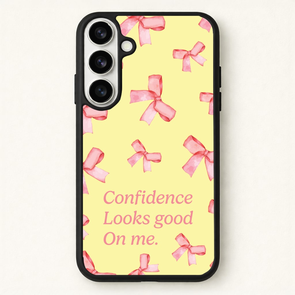 Coquette Confidence Looks Good On Me Phone Case for Galaxy S26 Plus