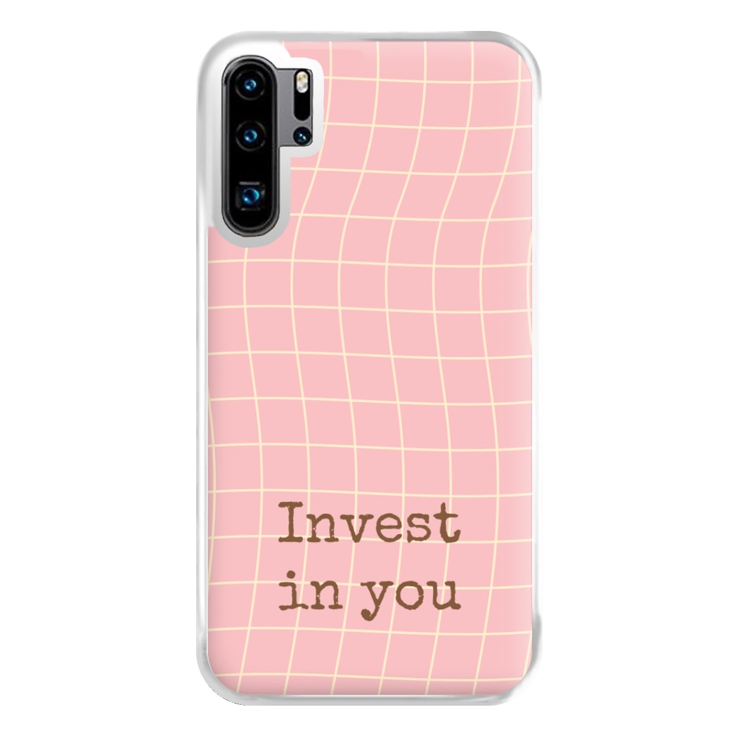 Invest In You, Baby Pink Phone Case for Huawei P30 Pro