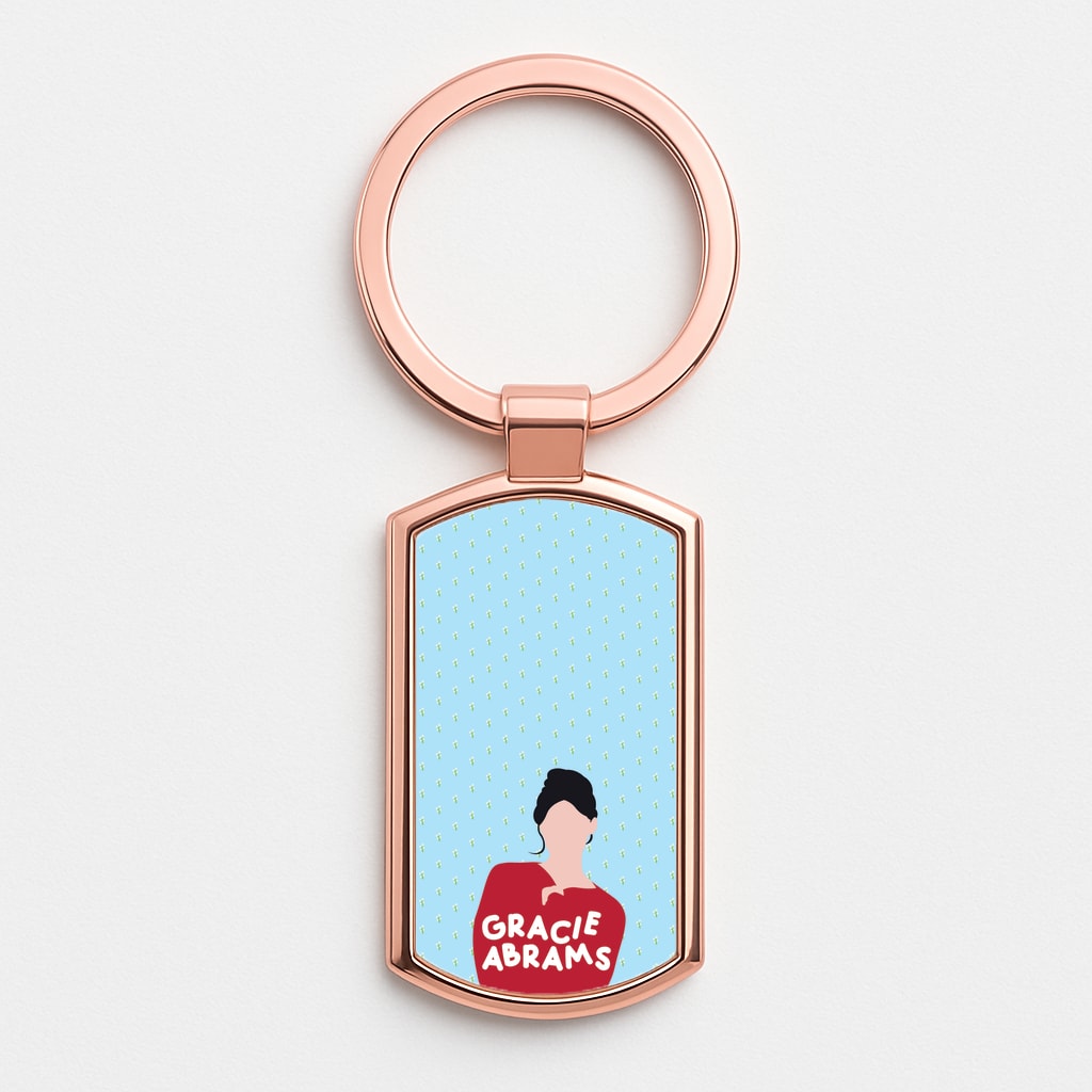 Portrait - Abrams Rose Gold Keyring