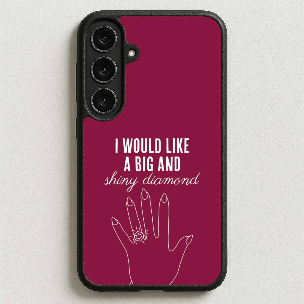 Shiny Diamond Phone Case for Galaxy S25FE