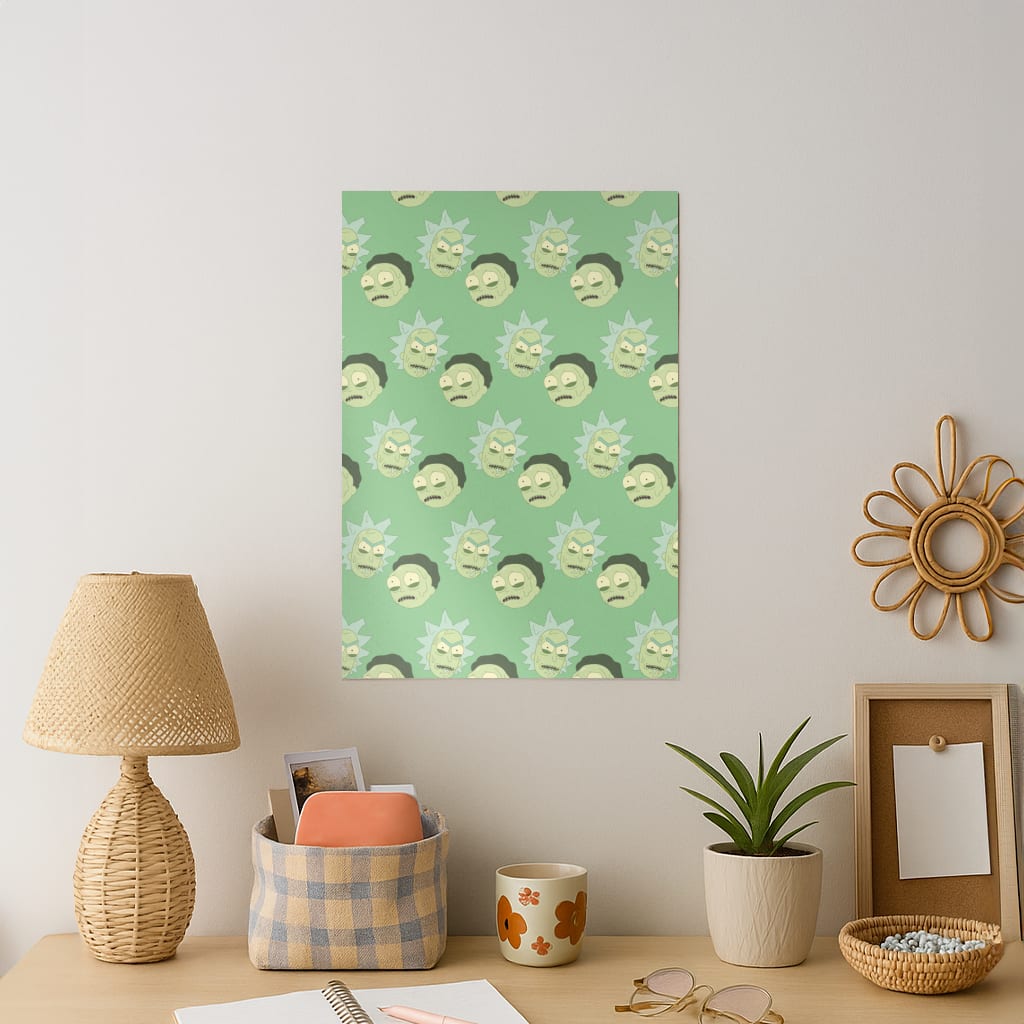 R&M Pattern Art Print