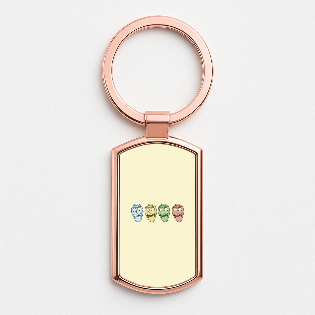 Get Schwifty - RAM Rose Gold Keyring