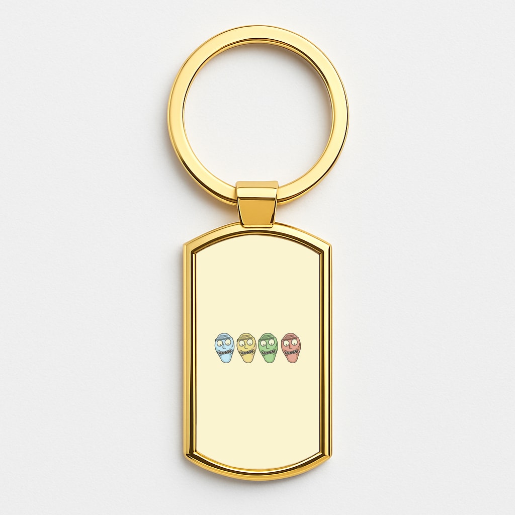 Get Schwifty - RAM Gold Keyring