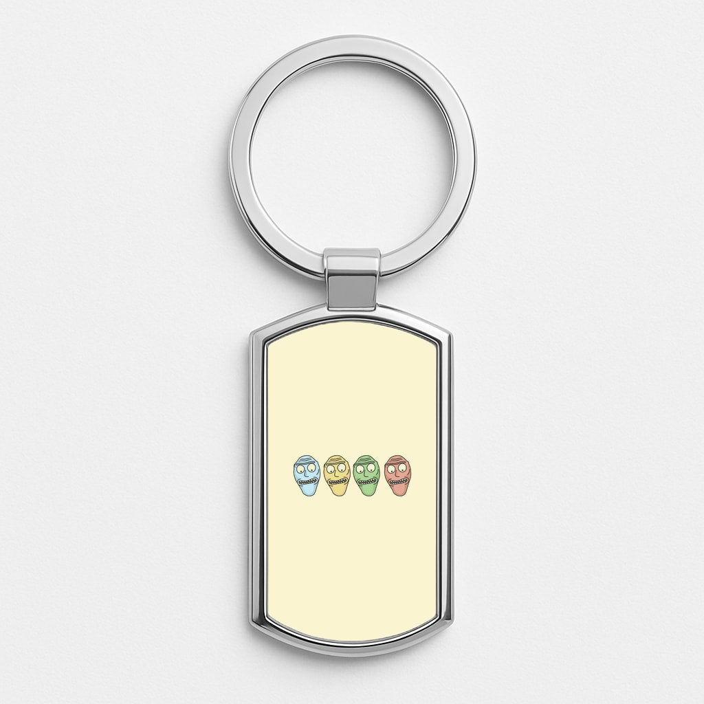 Get Schwifty - RAM Silver Keyring