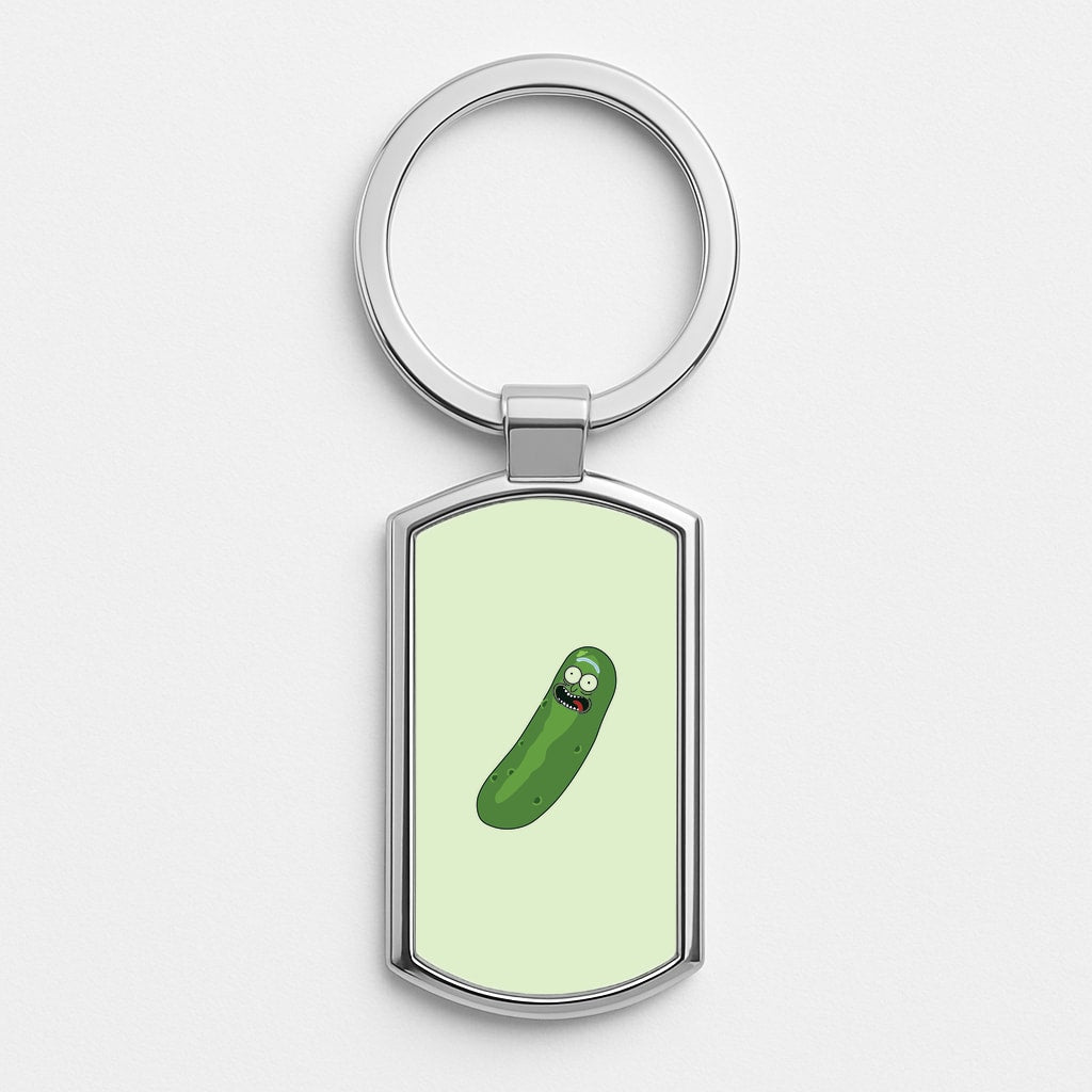 Pickle Rick - RAM Silver Keyring