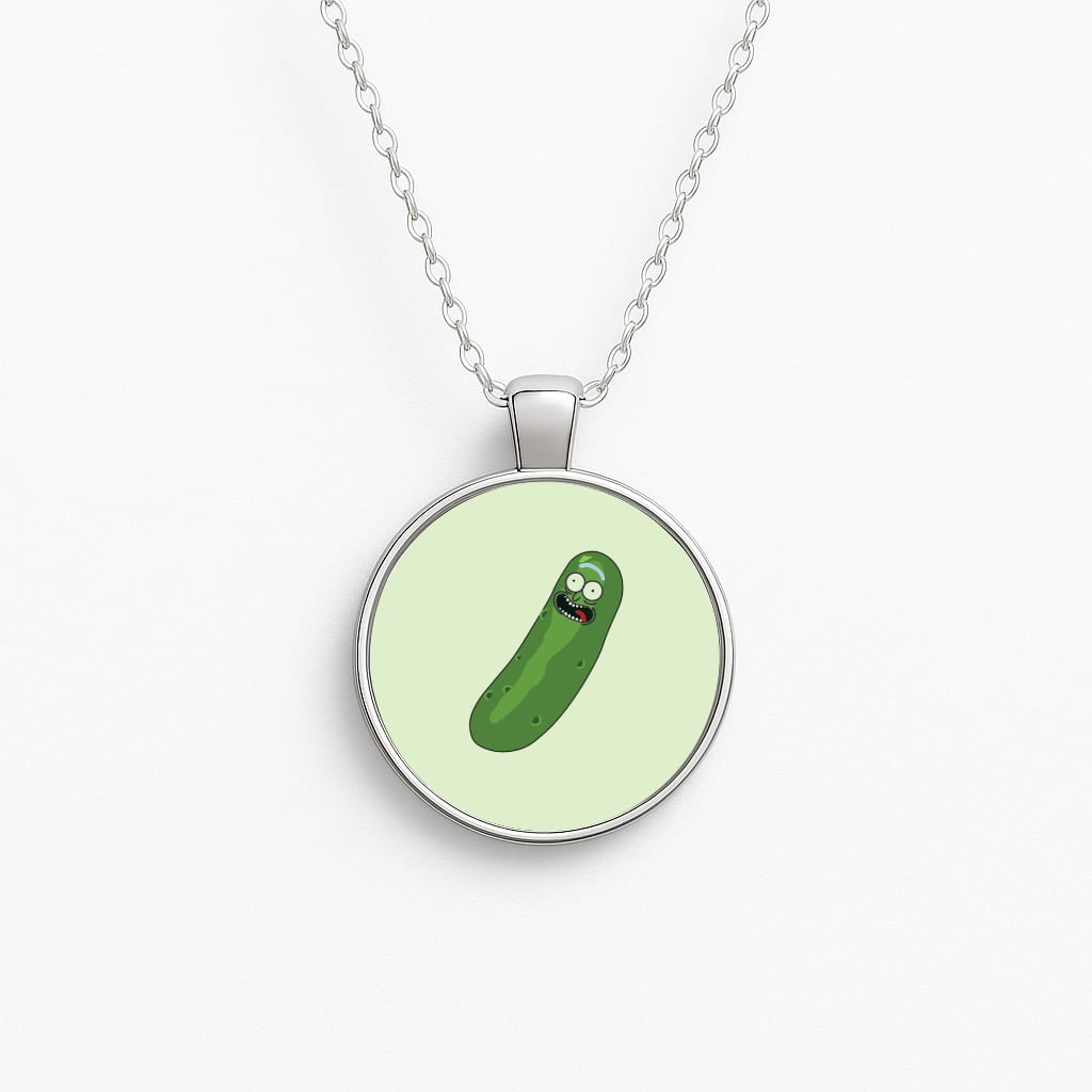 Pickle Rick - RAM Circle Necklace