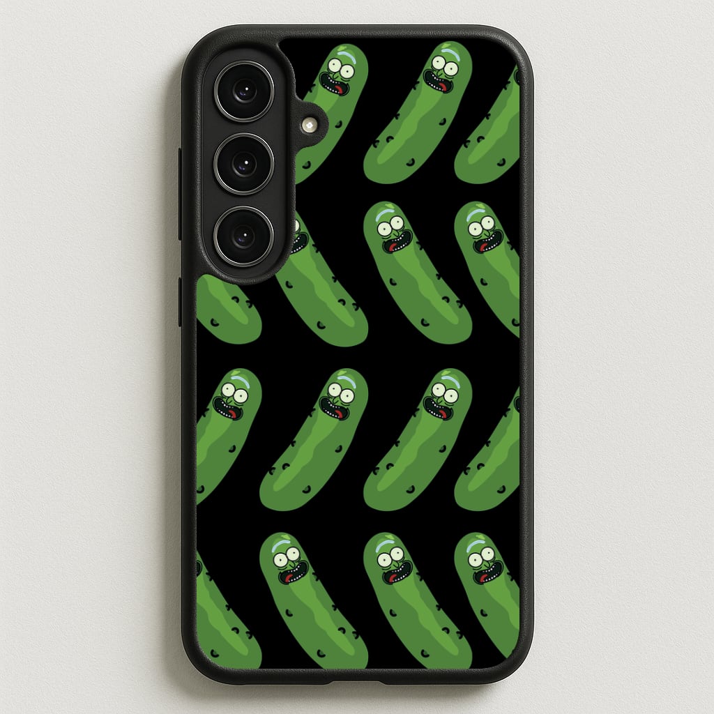 Pickle Rick Pattern - RAM Phone Case for Galaxy S25FE