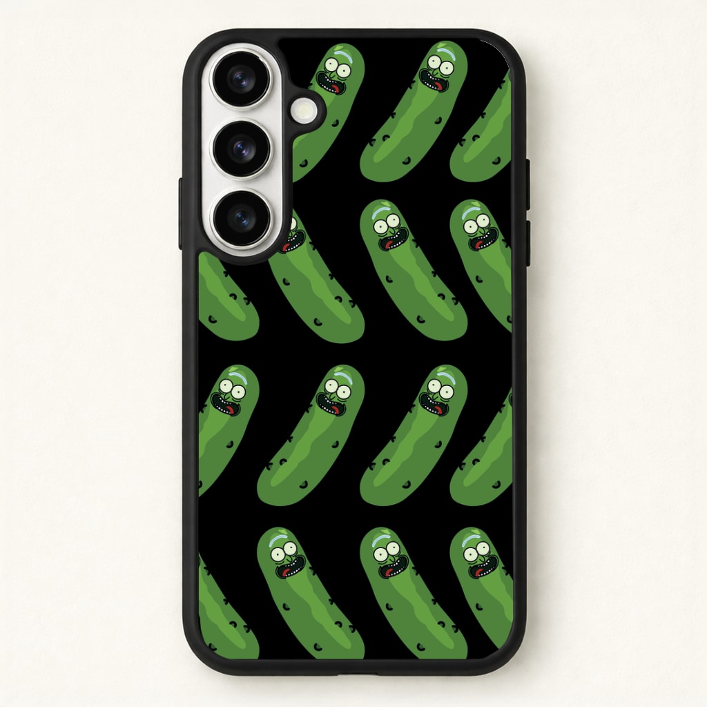 Pickle Rick Pattern - RAM Phone Case for Galaxy S26