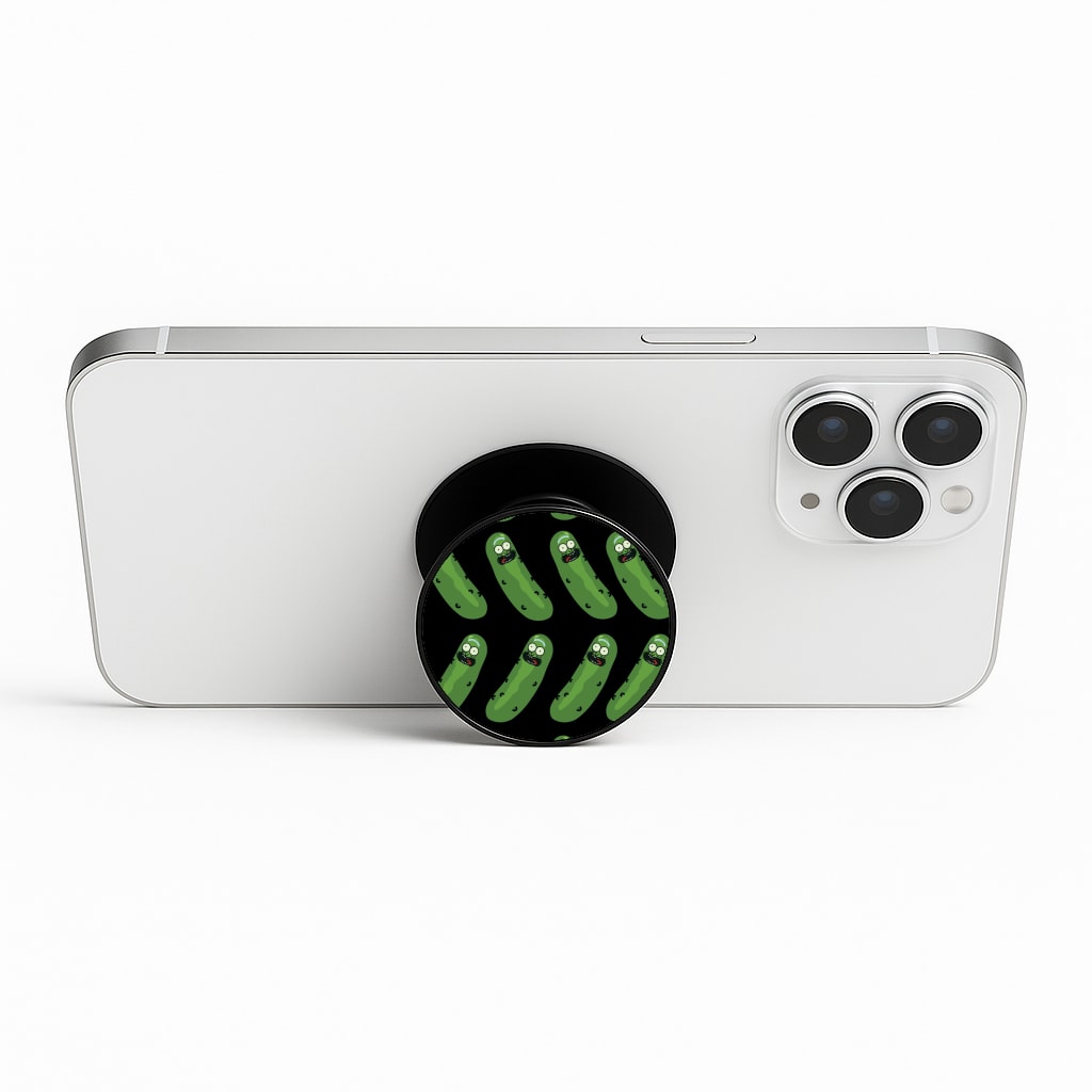 Pickle Rick Pattern - RAM Phone Stand