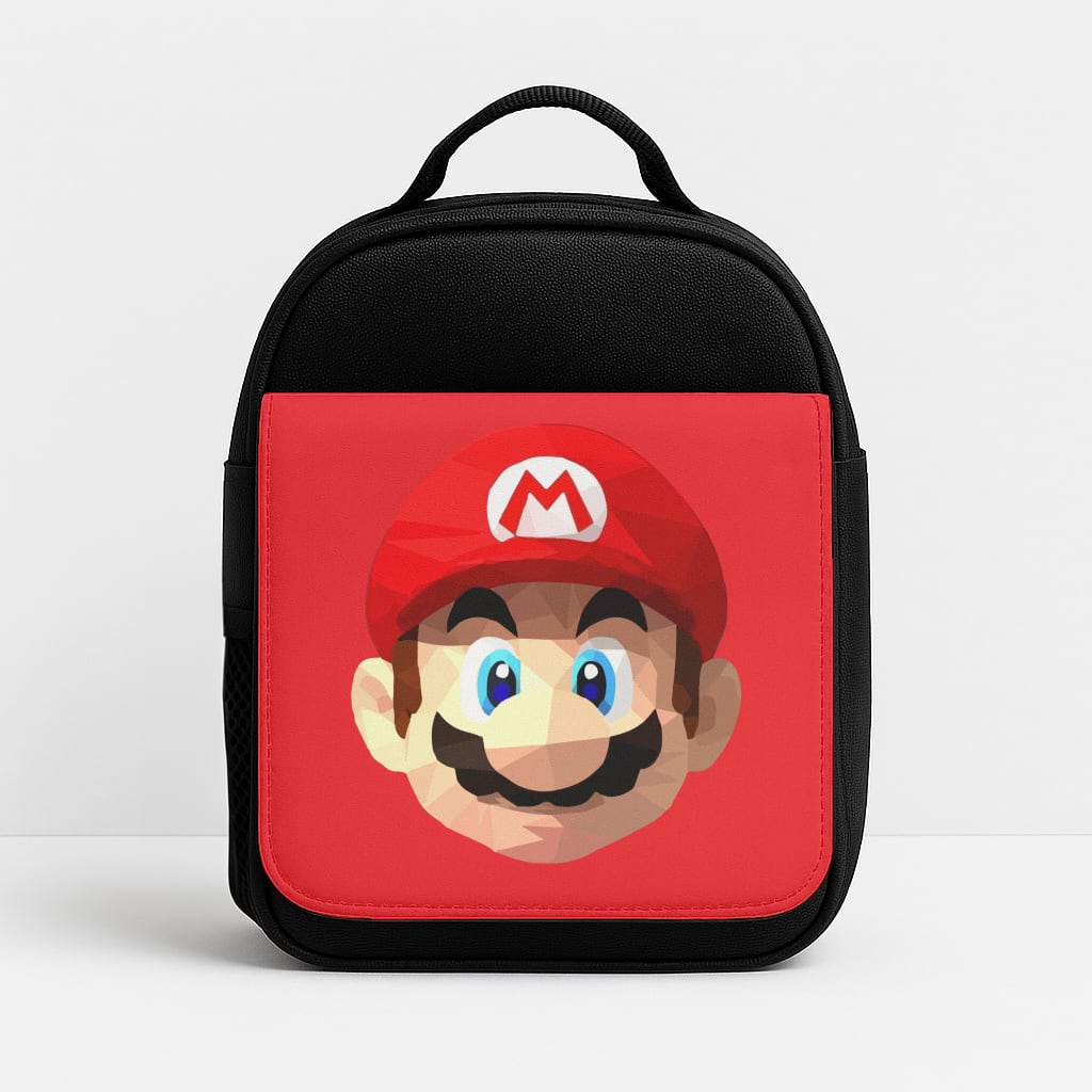 Mario Face - Mario Insulated Lunchbox
