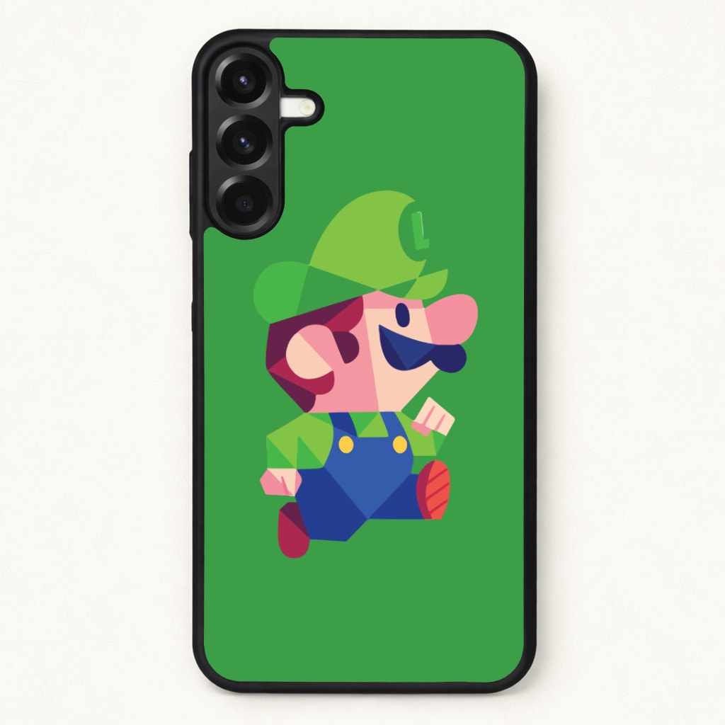 Running Luigi - Mario Phone Case for Galaxy A37