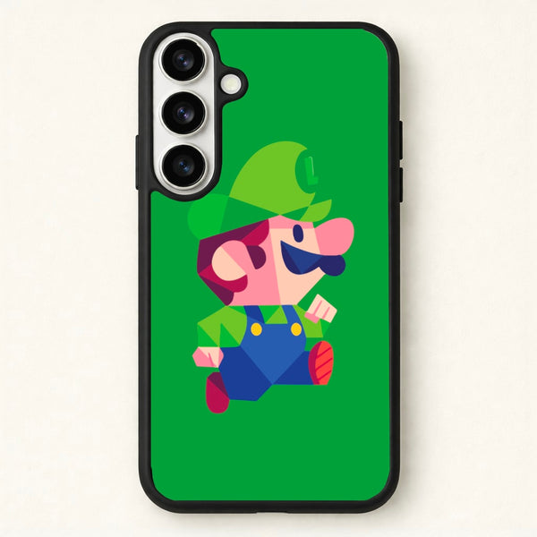 Running Luigi - Mario Phone Case for Galaxy S26 Plus