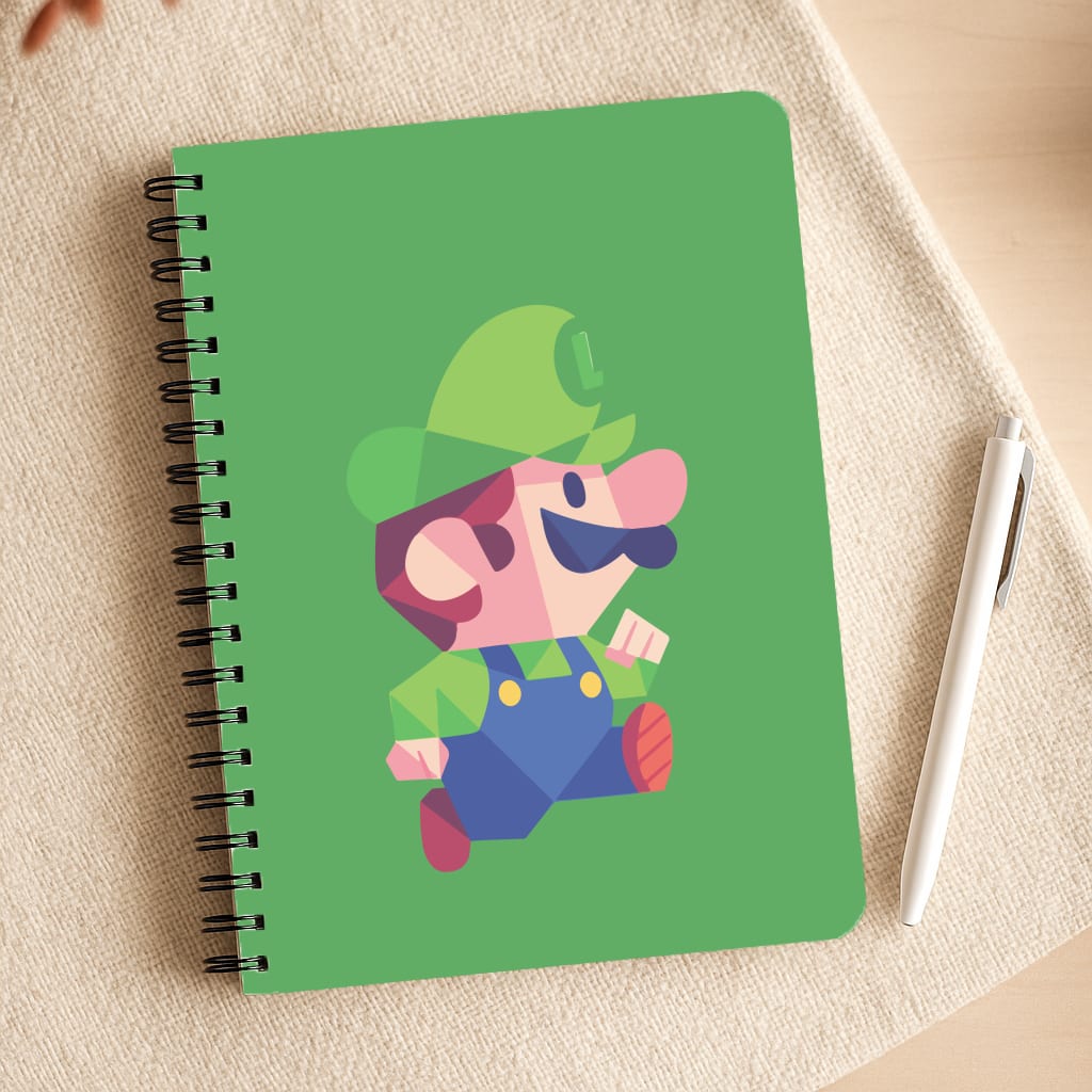 Running Luigi - Mario Notepad