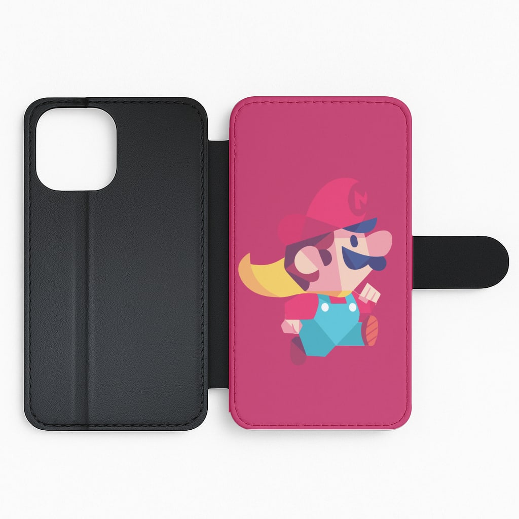 Running Mario - Mario Flip Phone Case