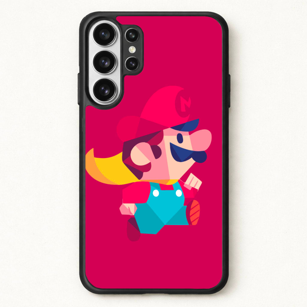 Running Mario - Mario Phone Case for Galaxy S26 Ultra