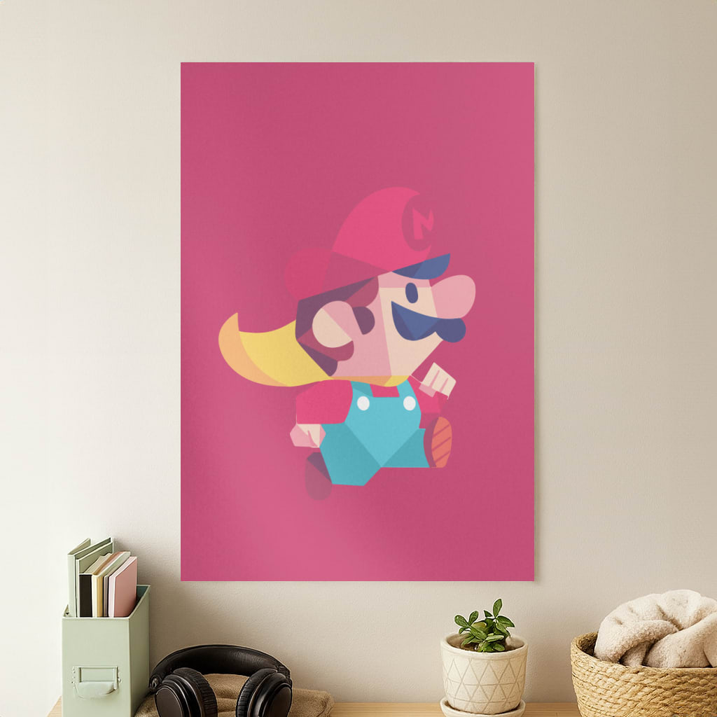 Running Mario - Mario Poster